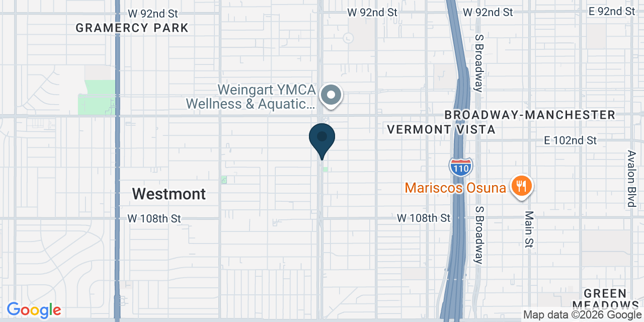 Map showing Los Angeles, Los Angeles County, CA
