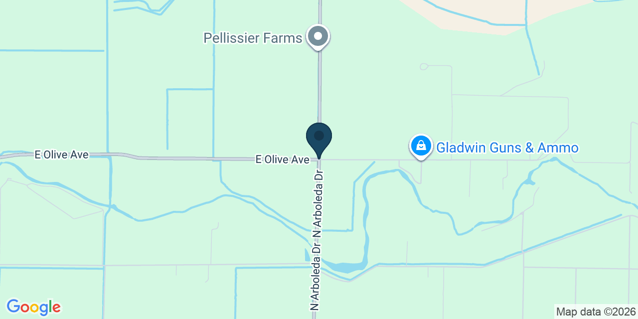 Map showing Merced County, CA