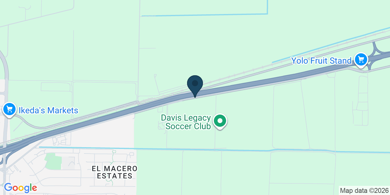 Map showing Yolo County, CA
