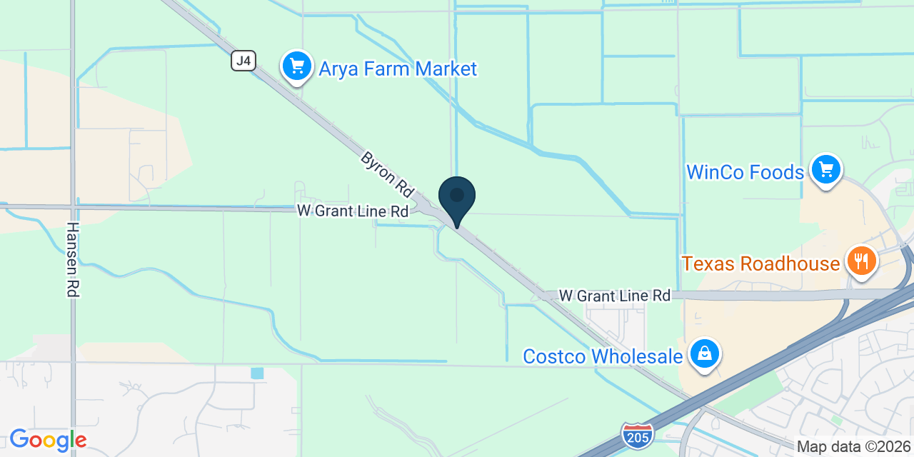 Map showing Tracy, San Joaquin County, CA