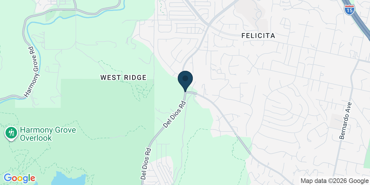Map showing Escondido, San Diego County, CA