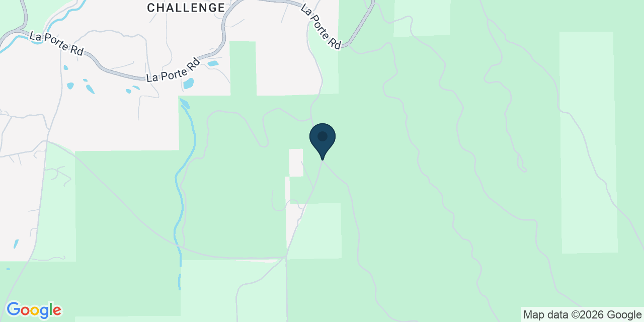 Map showing Challenge-Brownsville, Yuba County, CA