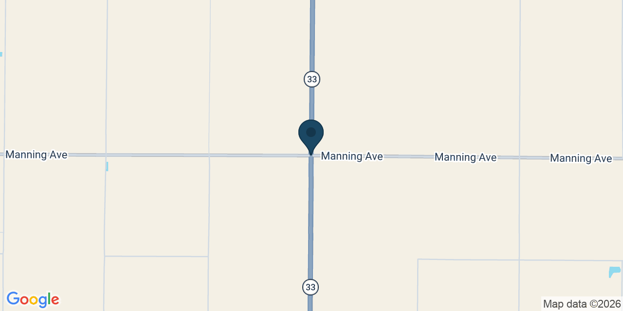 Map showing Fresno County, CA