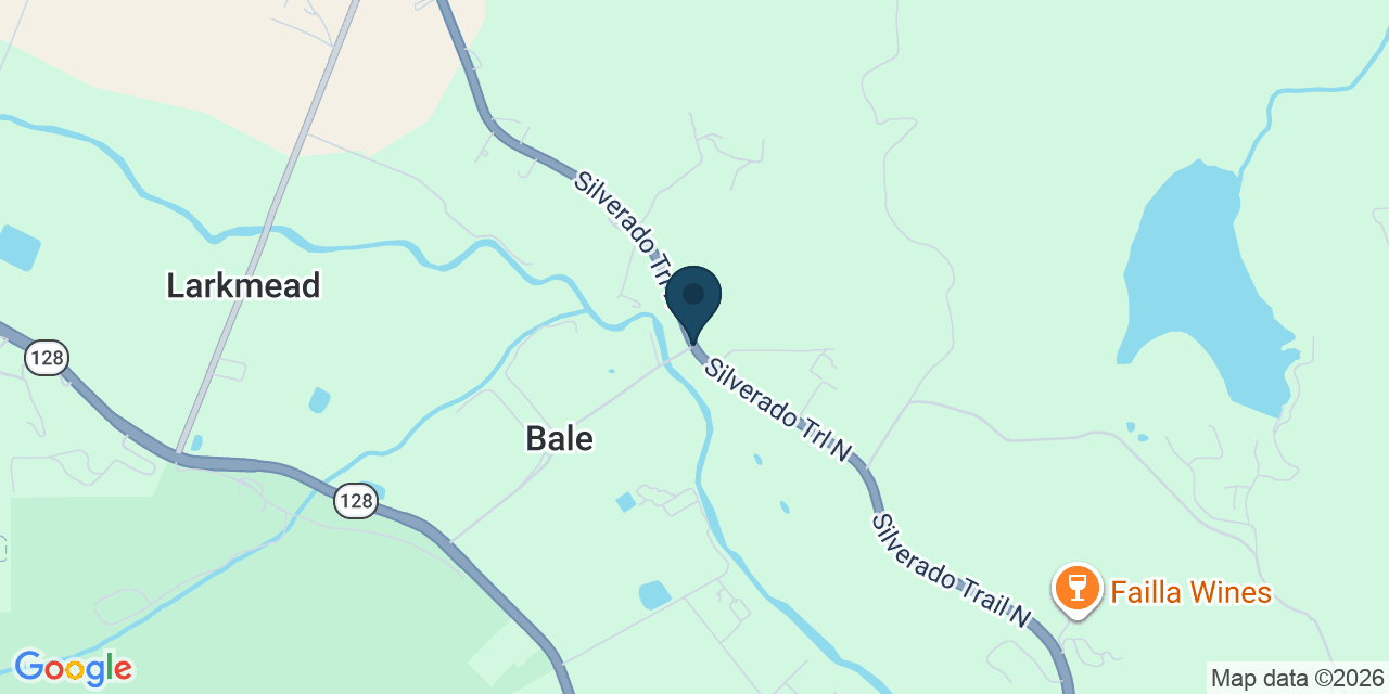 Map showing Napa County, CA