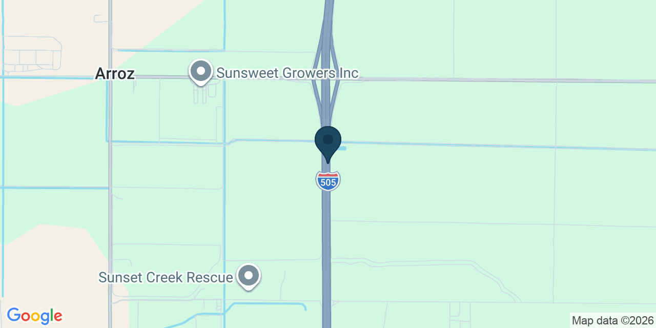Map showing California