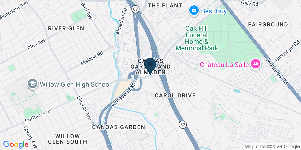 Map showing San Jose, Santa Clara County, CA