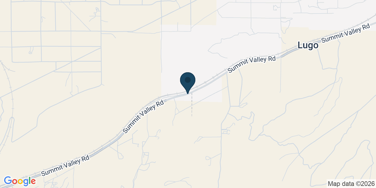 Map showing San Bernardino County, CA