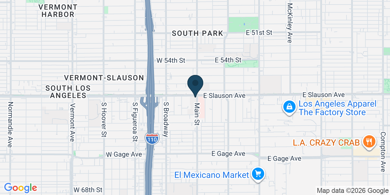 Map showing Los Angeles, Los Angeles County, CA