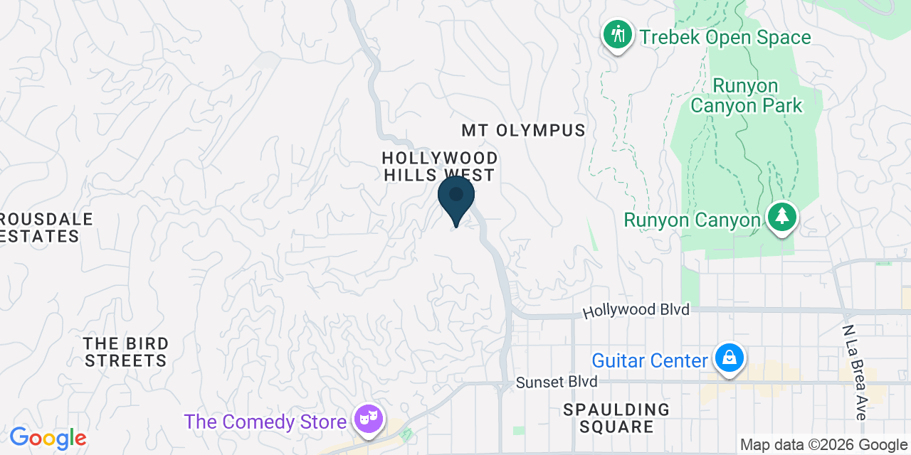 Map showing Los Angeles, Los Angeles County, CA
