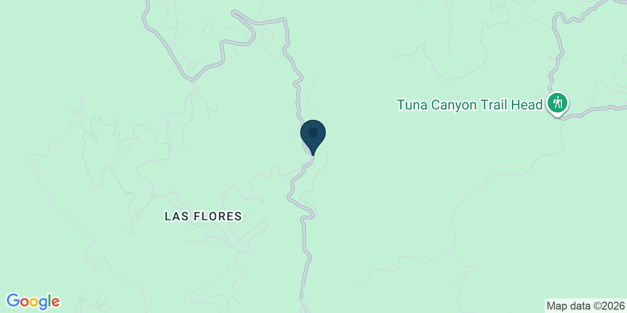 Map showing Los Angeles County, CA