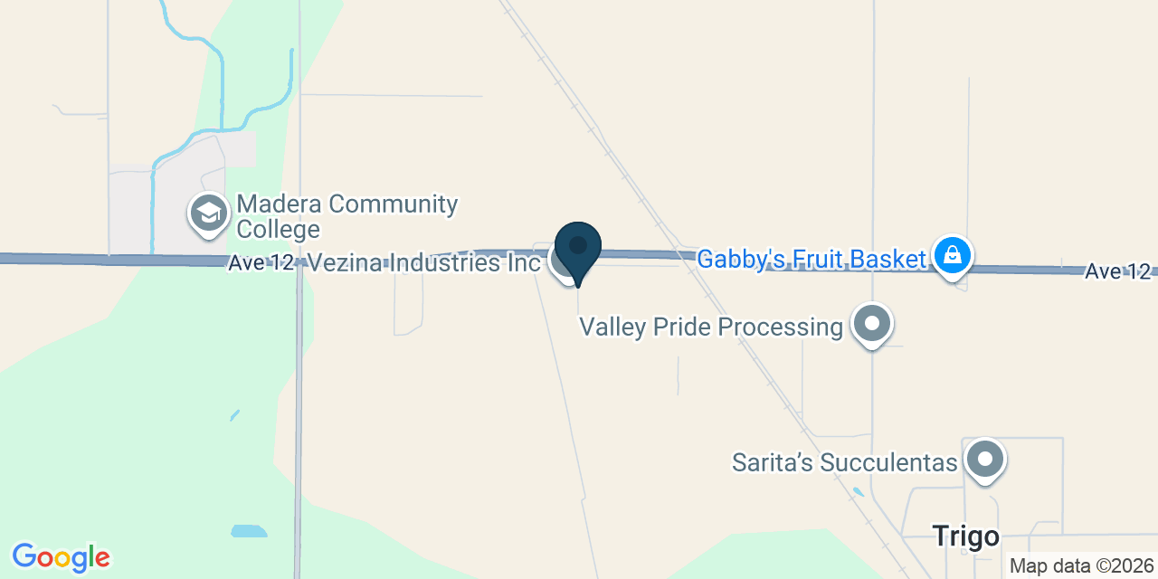 Map showing Madera County, CA