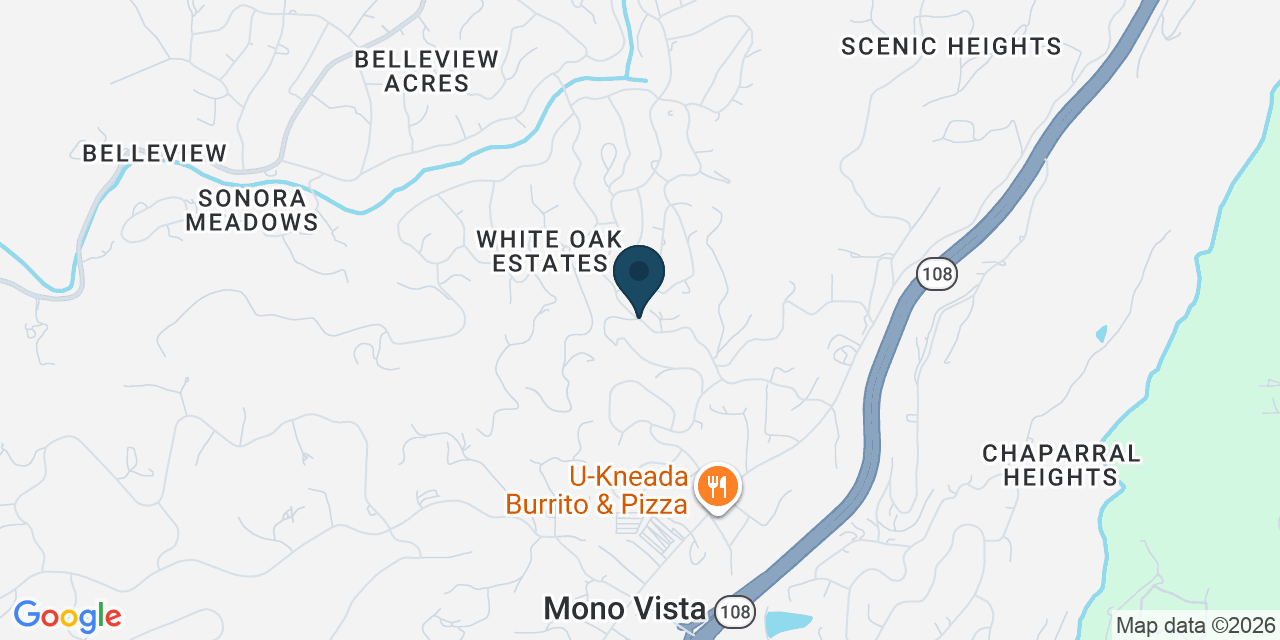 Map showing Mono Vista, Tuolumne County, CA