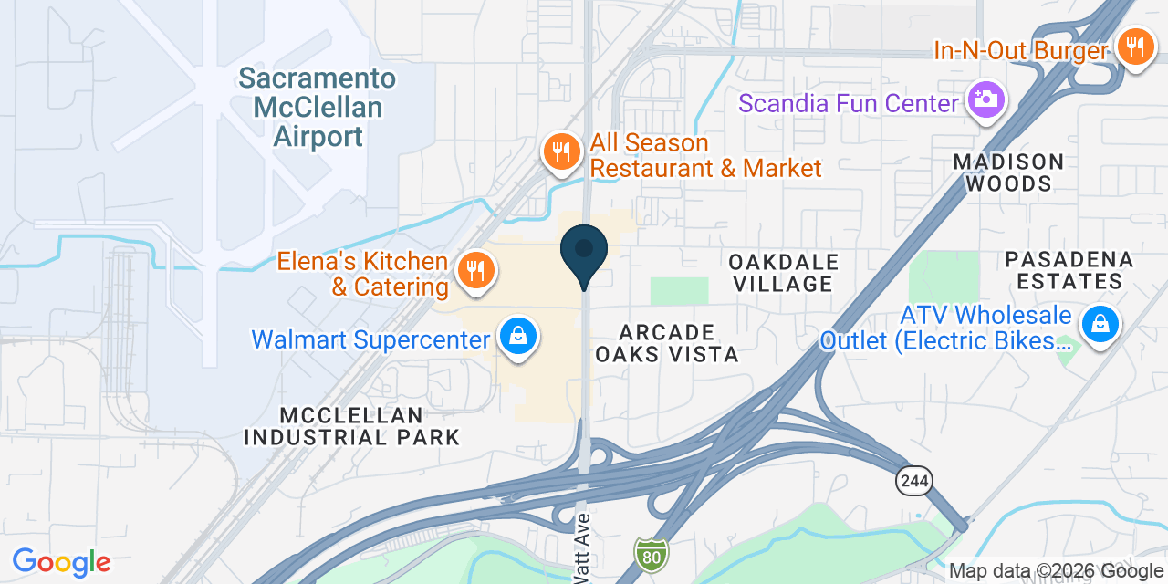 Map showing California