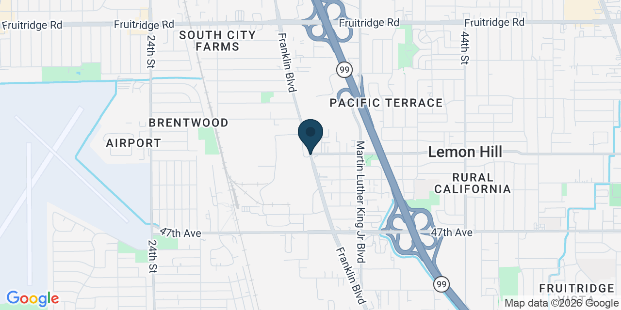 Map showing Lemon Hill, Sacramento County, CA