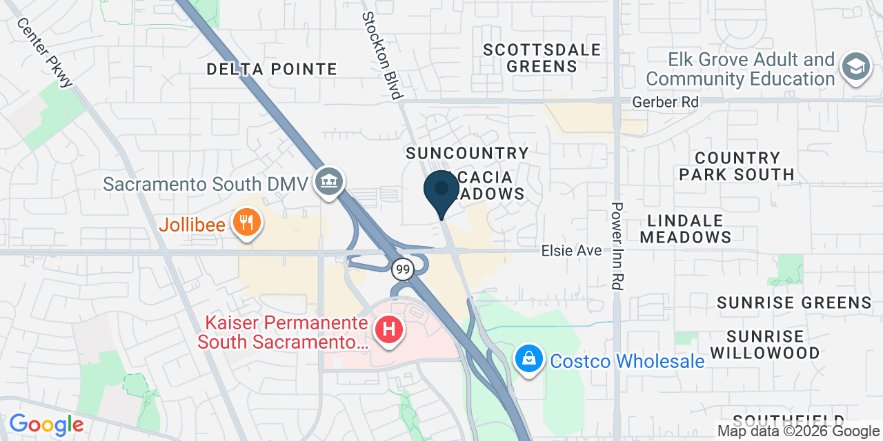 Map showing Sacramento, Sacramento County, CA