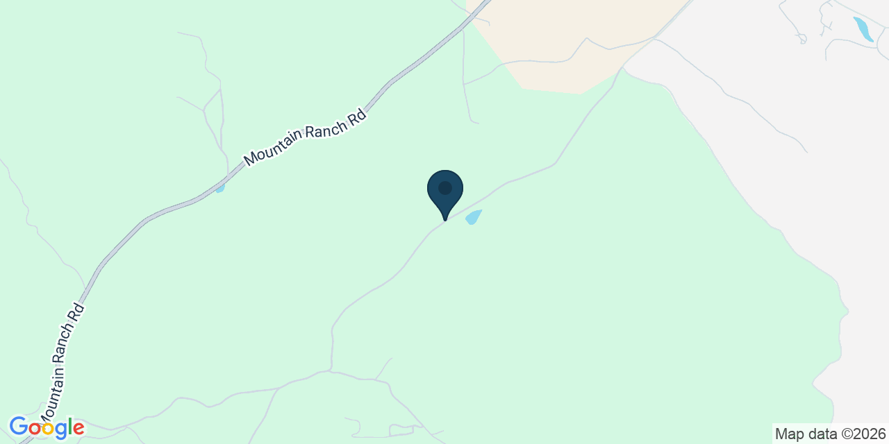 Map showing Calaveras County, CA