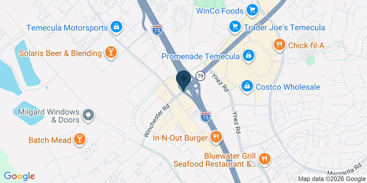 Map showing Temecula, Riverside County, CA