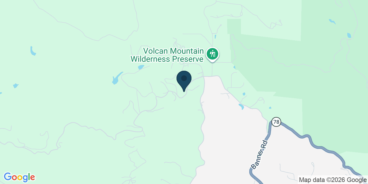 Map showing Julian, San Diego County, CA