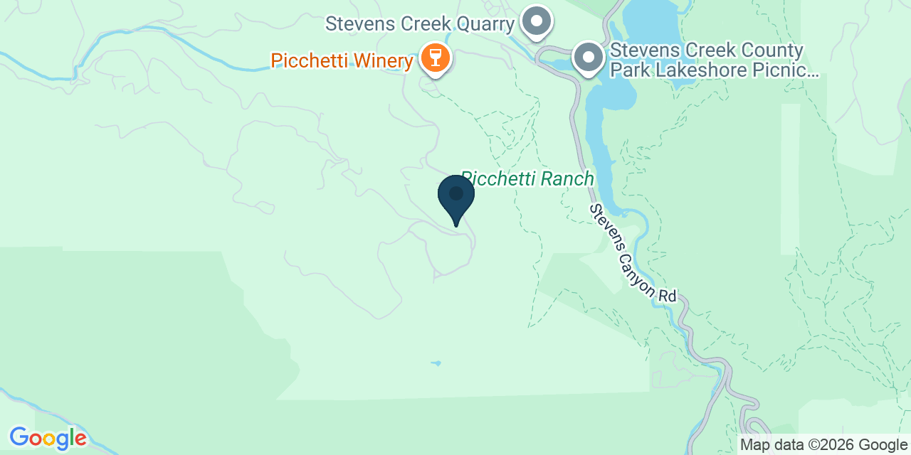 Map showing Cupertino, Santa Clara County, CA