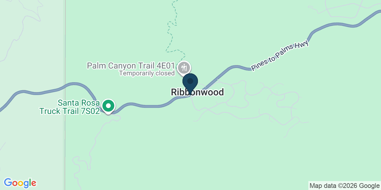 Map showing Riverside County, CA