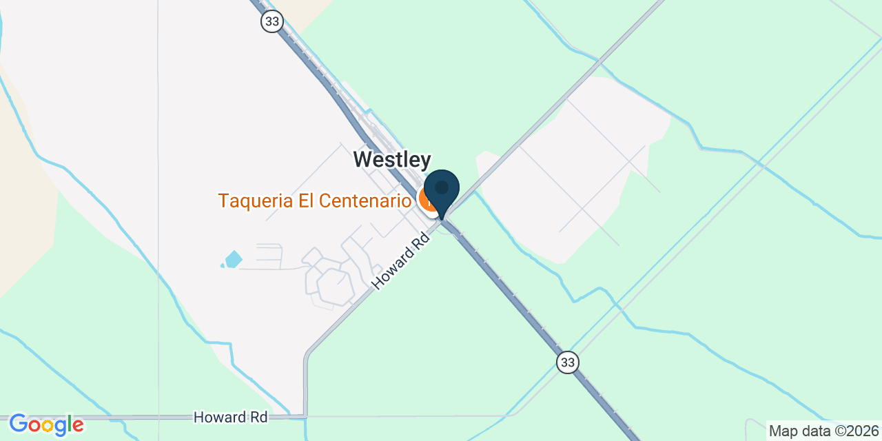 Map showing Westley, Stanislaus County, CA