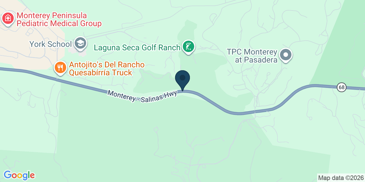 Map showing Monterey County, CA