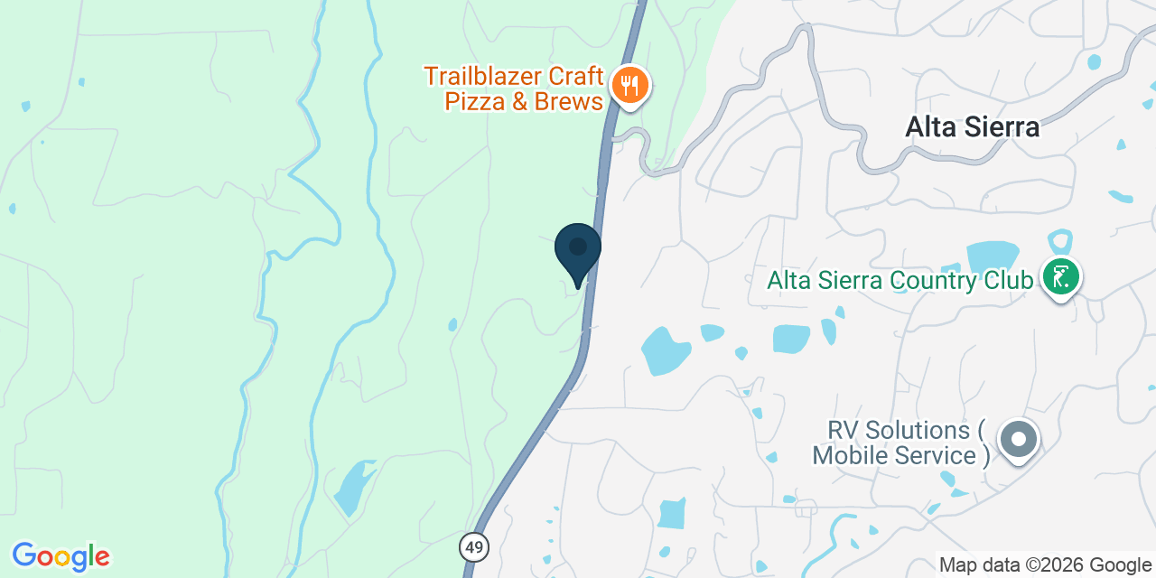 Map showing Nevada County, CA