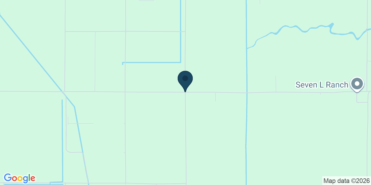 Map showing Tulare County, CA