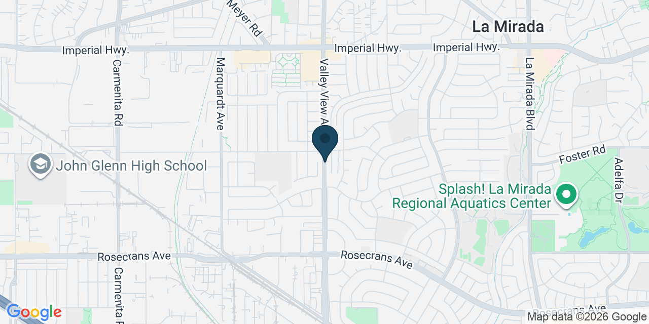 Map showing Los Angeles County, CA