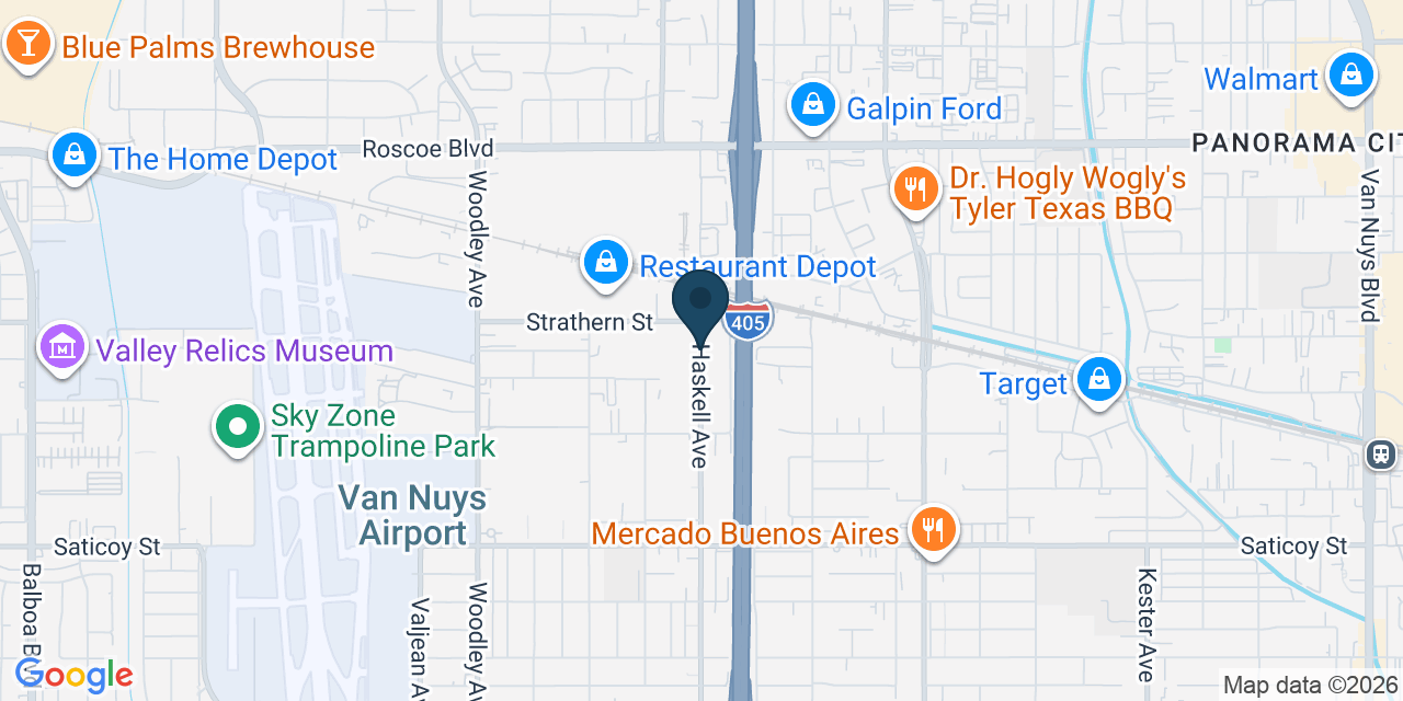 Map showing Los Angeles, Los Angeles County, CA