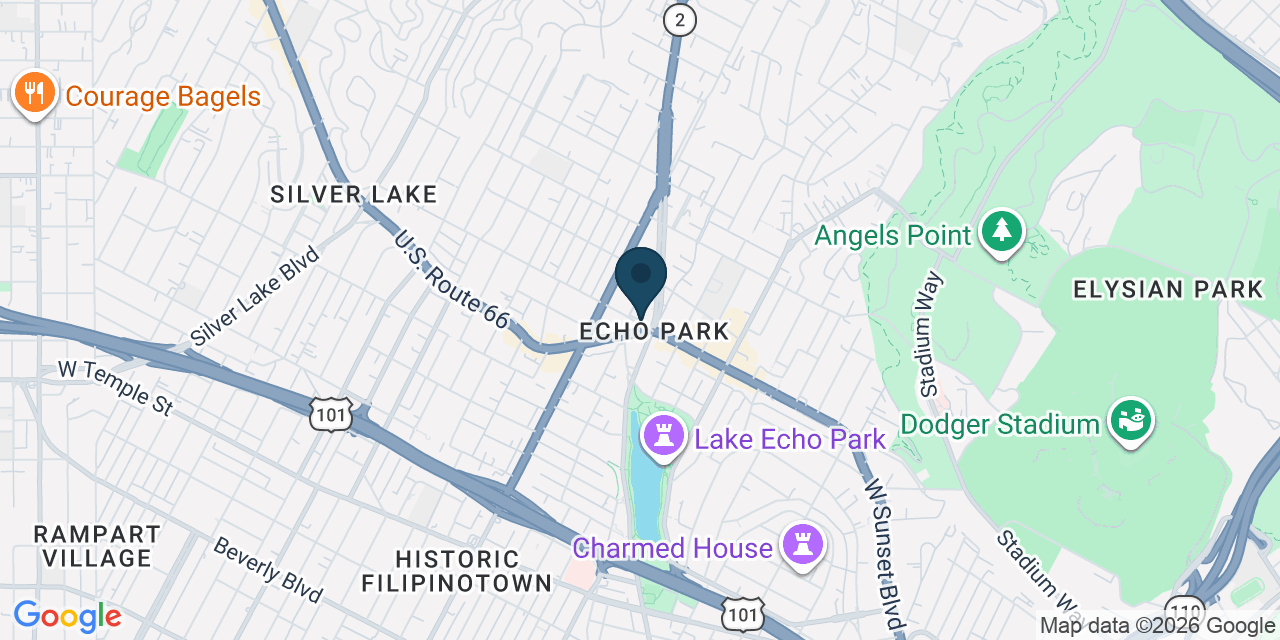 Map showing Los Angeles, Los Angeles County, CA