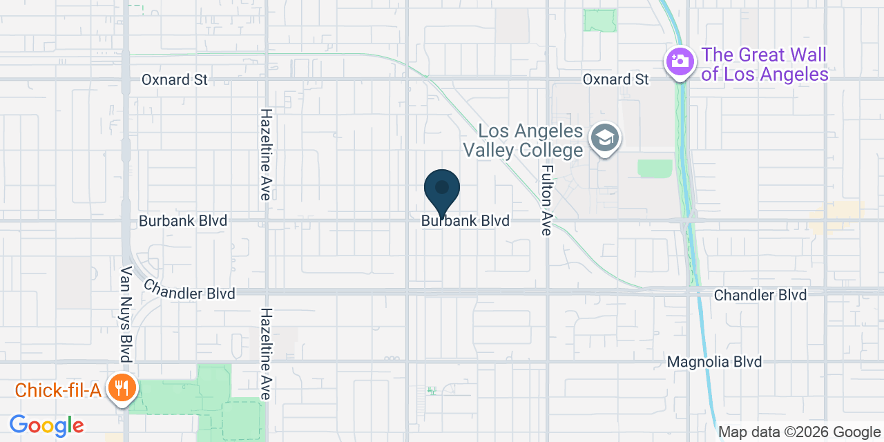 Map showing Los Angeles County, CA