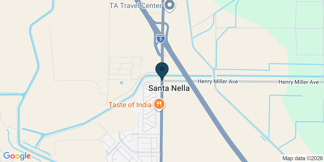 Map showing Santa Nella, Merced County, CA