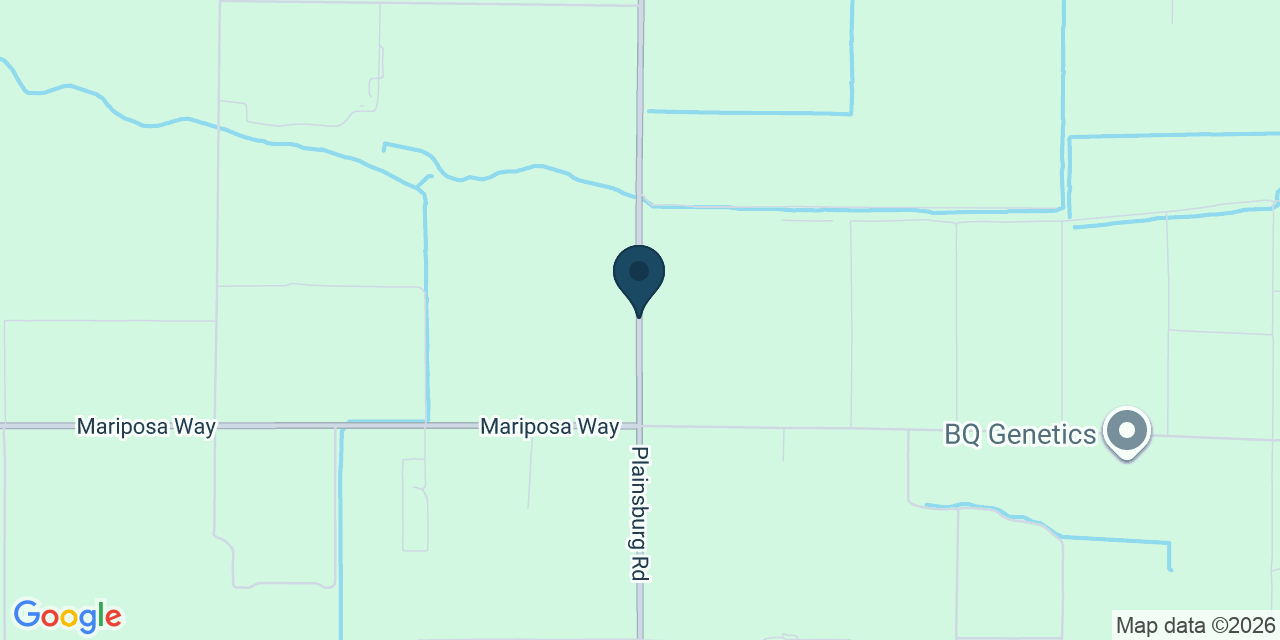 Map showing Merced County, CA