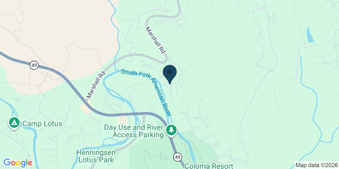 Map showing Placerville, El Dorado County, CA