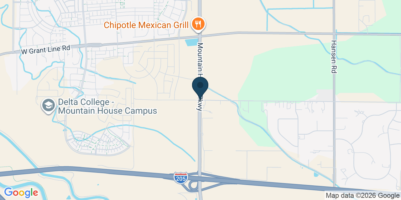 Map showing Mountain House, San Joaquin County, CA