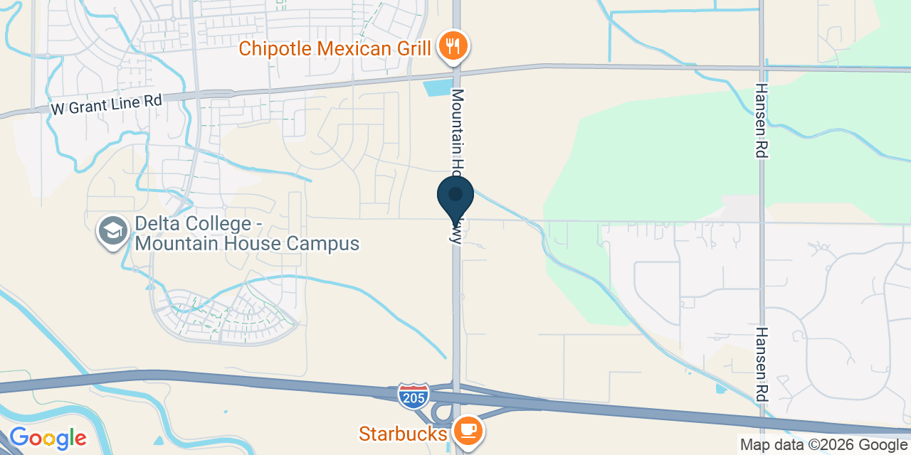 Map showing Tracy, San Joaquin County, CA