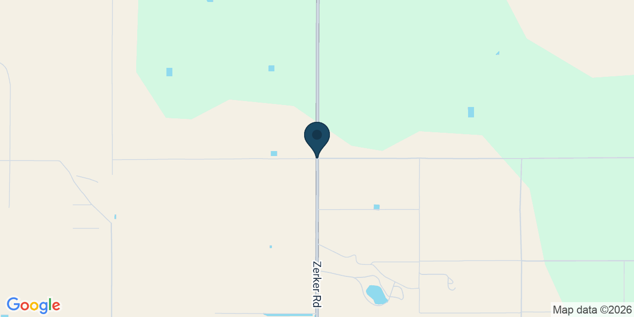 Map showing Kern County, CA