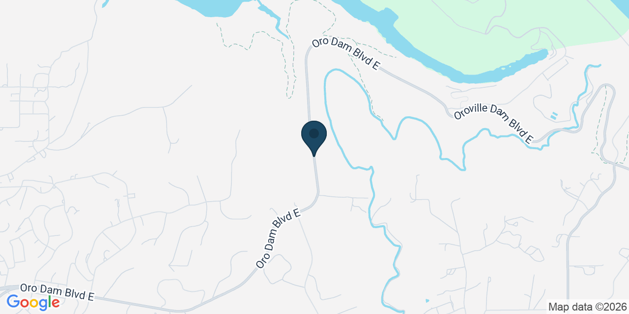 Map showing Oroville, Butte County, CA