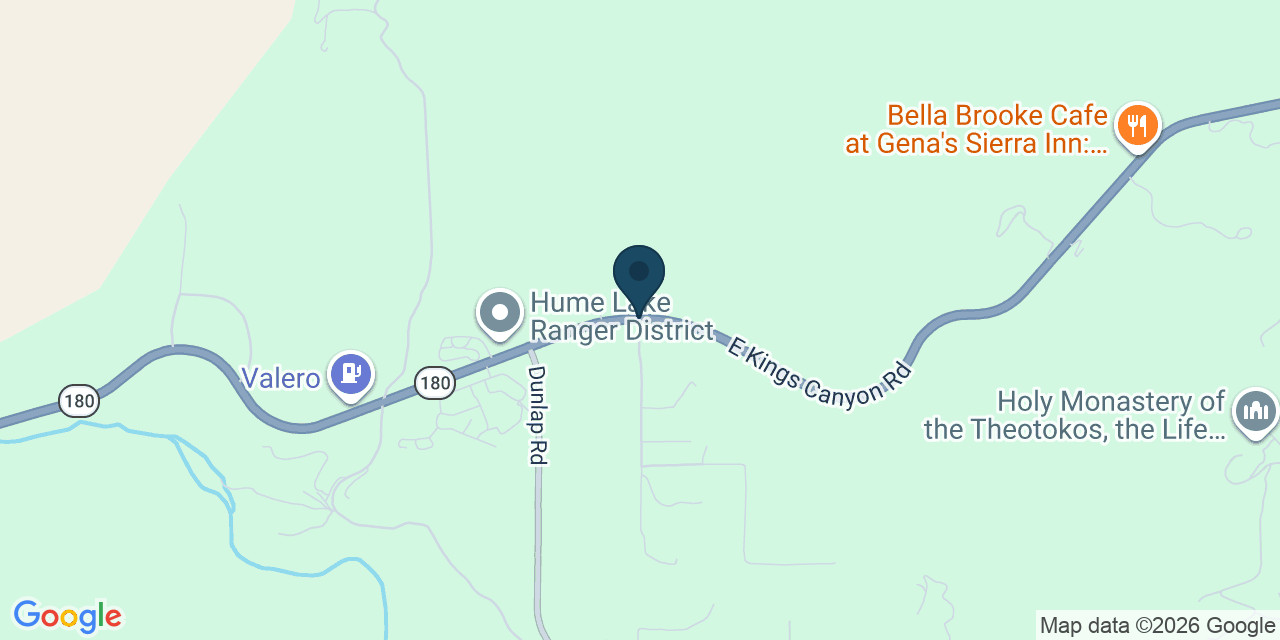 Map showing Fresno County, CA