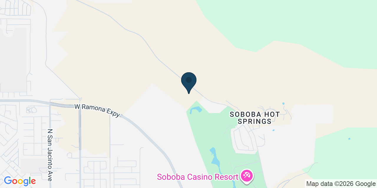 Map showing San Jacinto, Riverside County, CA
