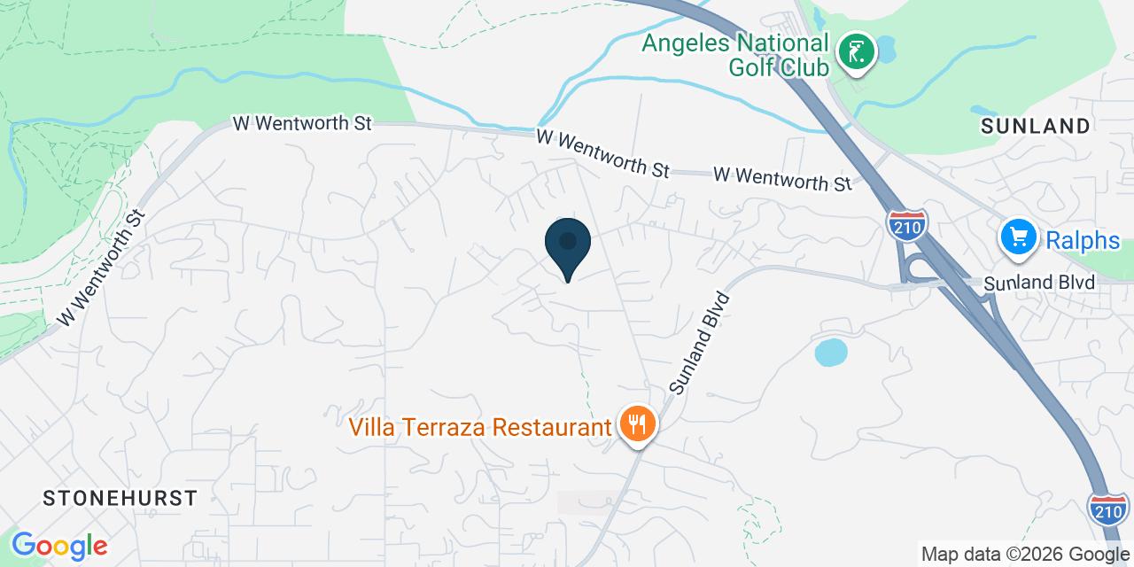 Map showing Los Angeles, Los Angeles County, CA