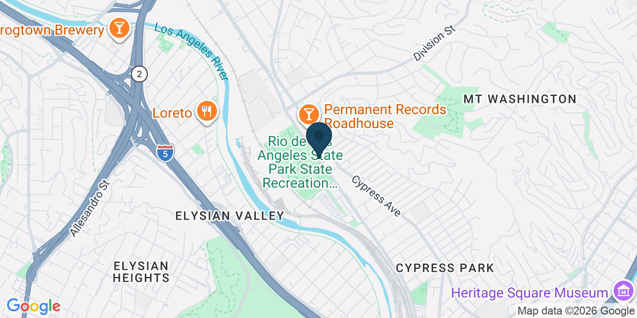 Map showing Los Angeles, Los Angeles County, CA