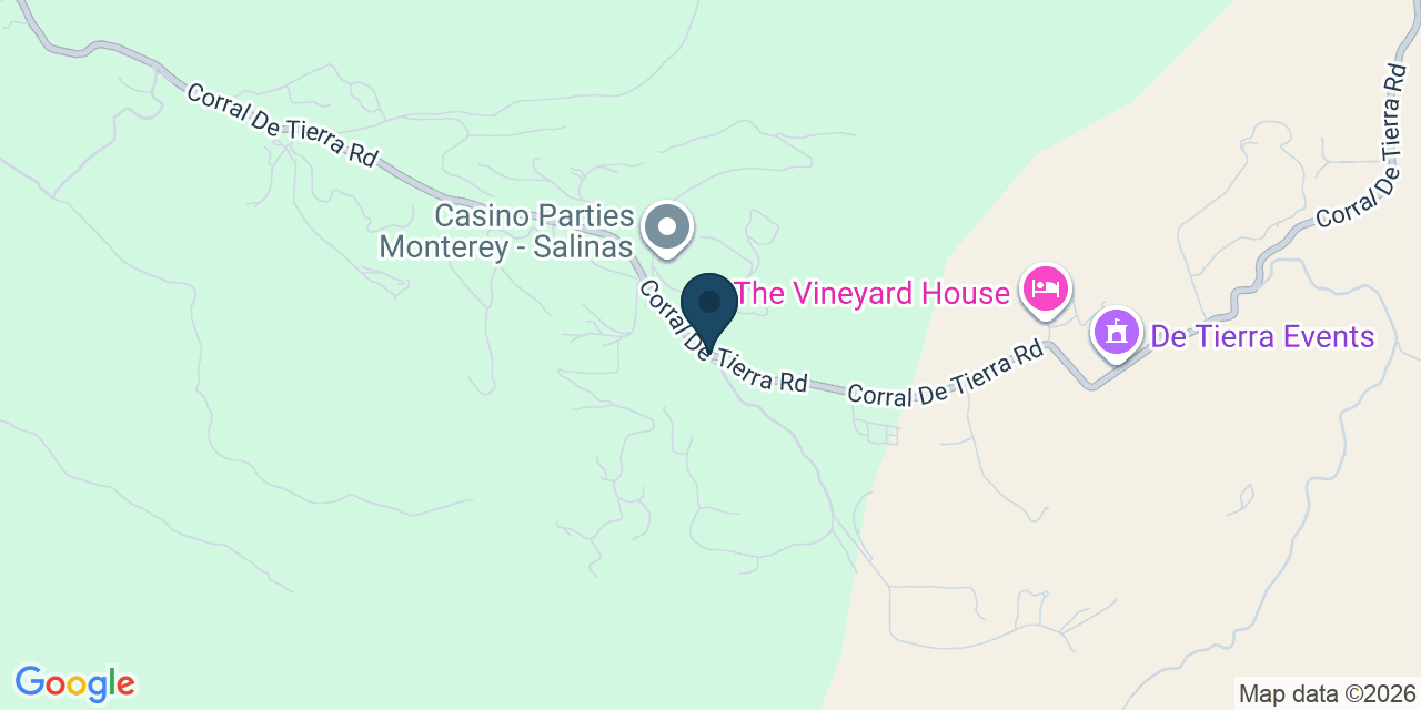 Map showing Monterey County, CA