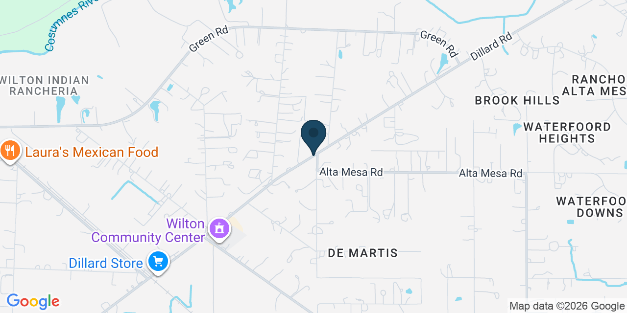Map showing Sacramento County, CA