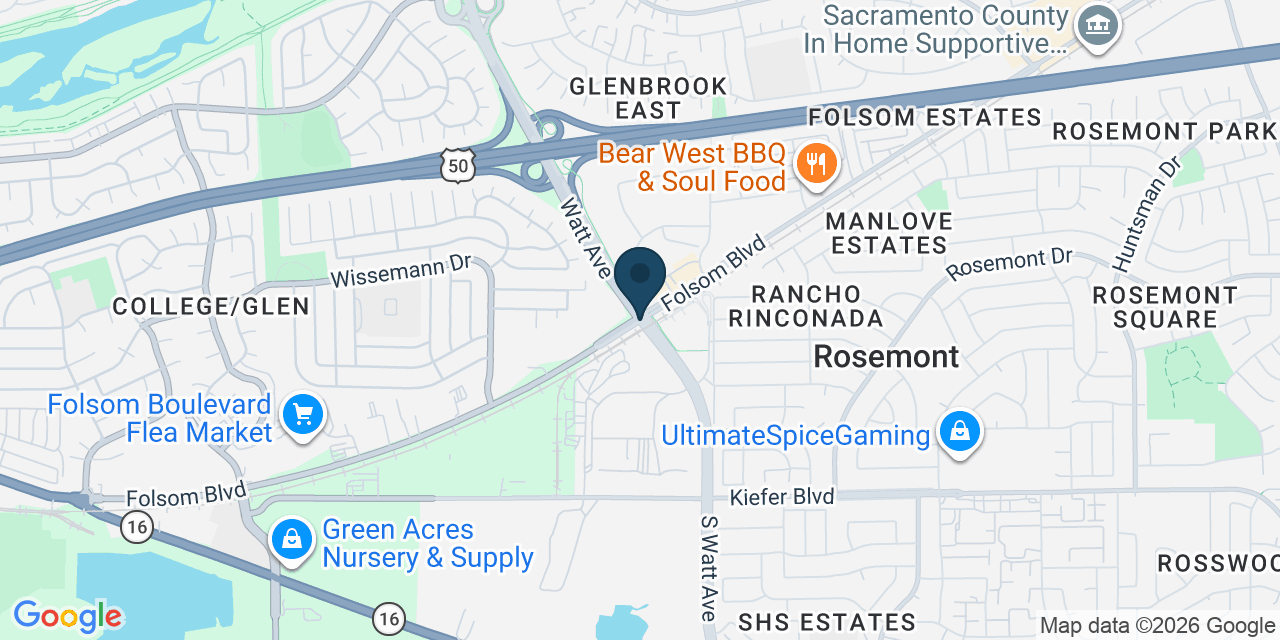 Map showing Sacramento, Sacramento County, CA