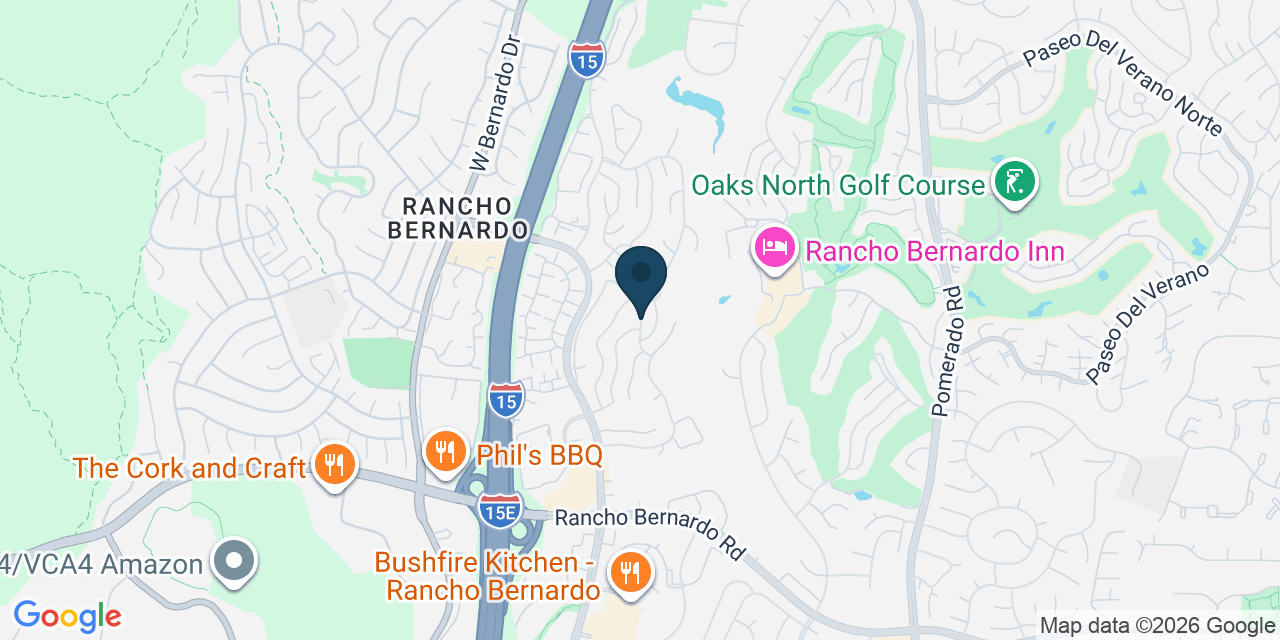 Map showing San Diego, San Diego County, CA