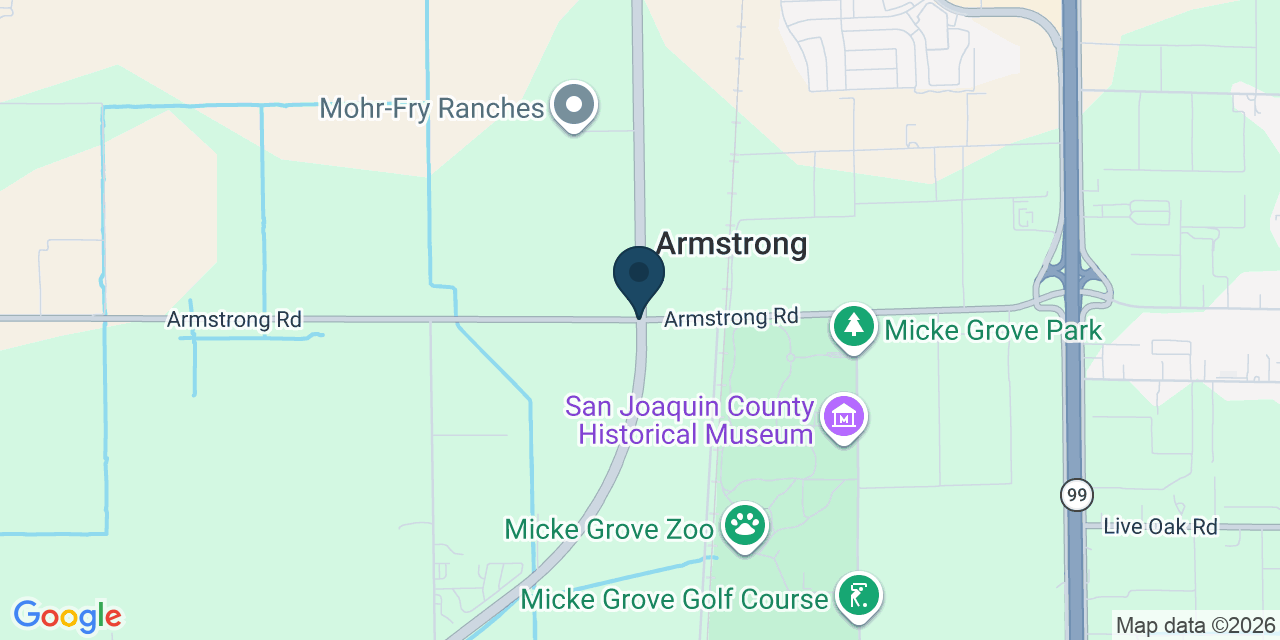 Map showing San Joaquin County, CA