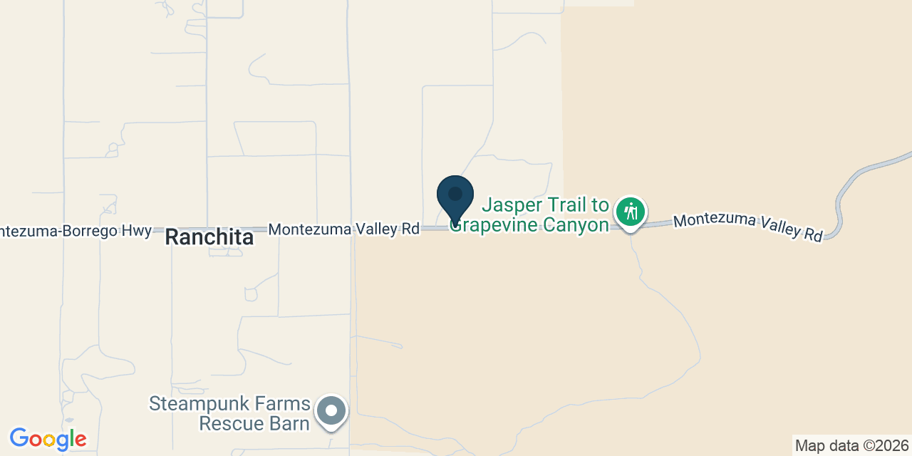 Map showing San Diego County, CA