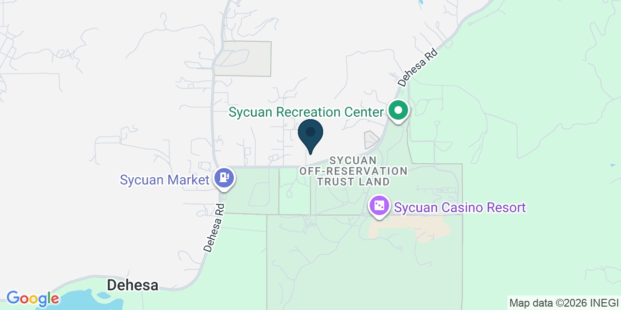 Map showing El Cajon, San Diego County, CA